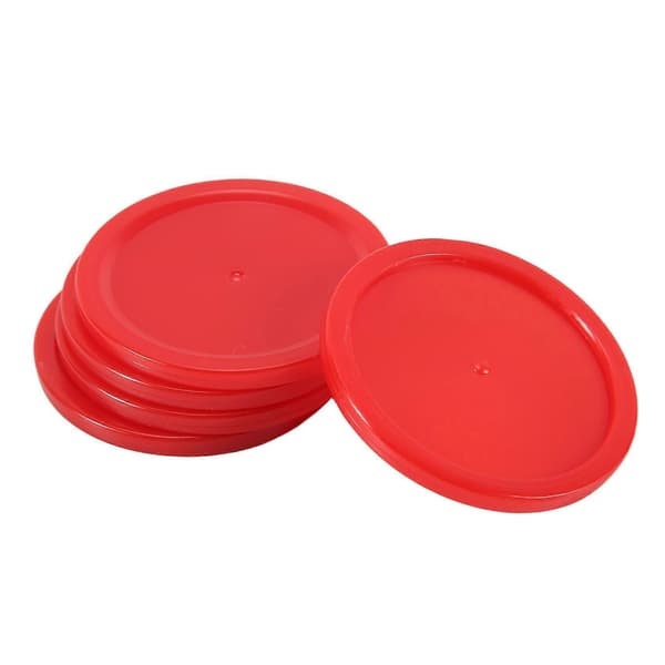 5 st 2 tums mini-luftbordspuckar 50 mm barnbord red