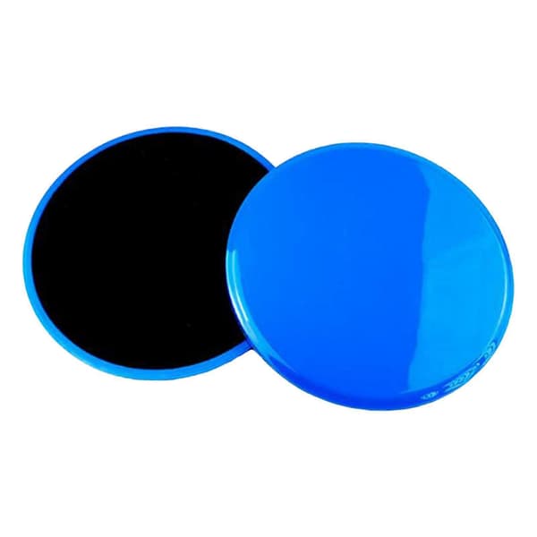 [KK] 2 stk. Core Sliders kompatible med træning, Gliding Discs til helkropstræning Blue