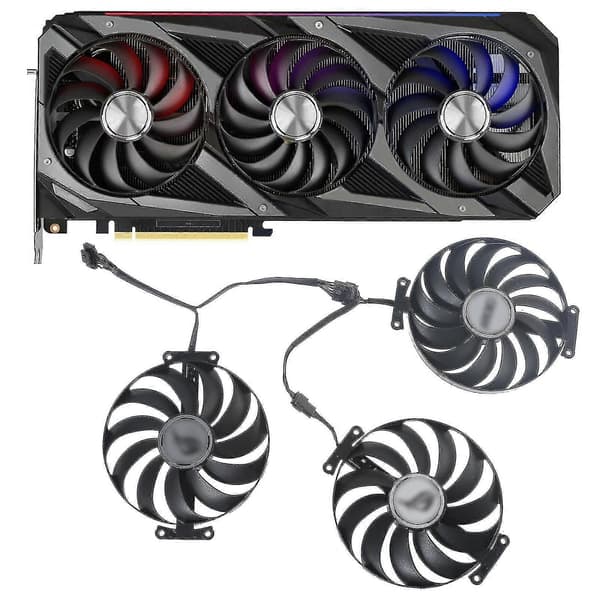 7-bens 95 mm grafikkort køleventilator til Asus Rog Strix Rtx 3060 3070 3080 Ti