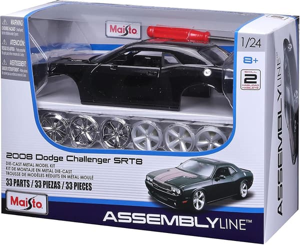 Maisto AL 2008 Dodge Challenger SRT8 Diecast Fordon Small