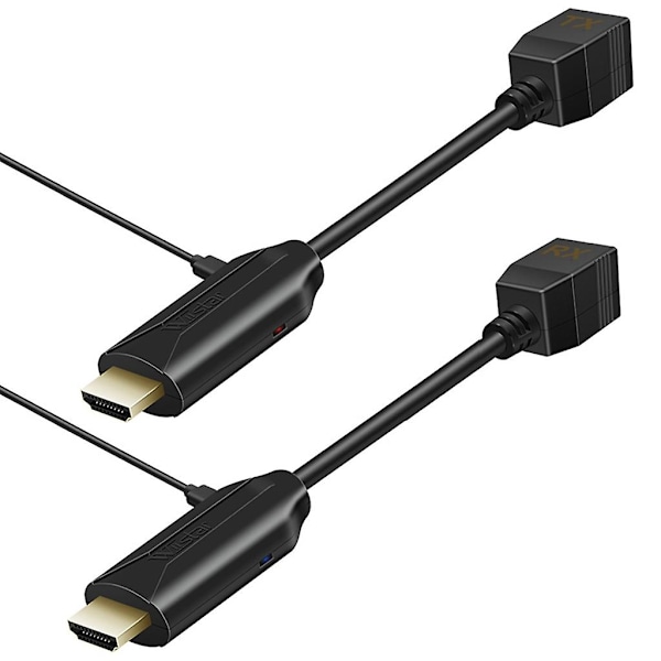 HDMI-kompatibelt Ethernet-kabel HDMI-Rj45 TX RX Hun Han Forlænger Integreret