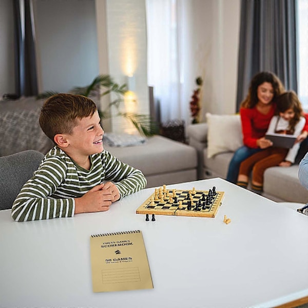 Ögonskydd Schack Protokoll Matcher Resultatblock 50 Spel 100 Drag FAN0625 Brown