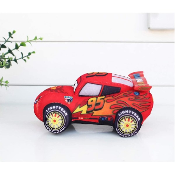 Racing Story Doll Lightning Mcqueen Nr 95 Bilmodell Plyschleksak för Barn Plysch Bil Docka 17cm Hud