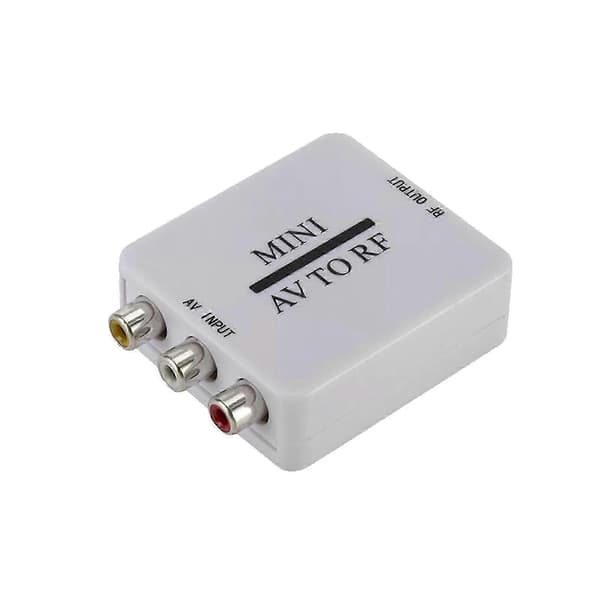 RF-modulator - RCA / Composite A/V -til- RF / Coax / Koaksial - RCA Converter Kit SZRH A-F 5 5