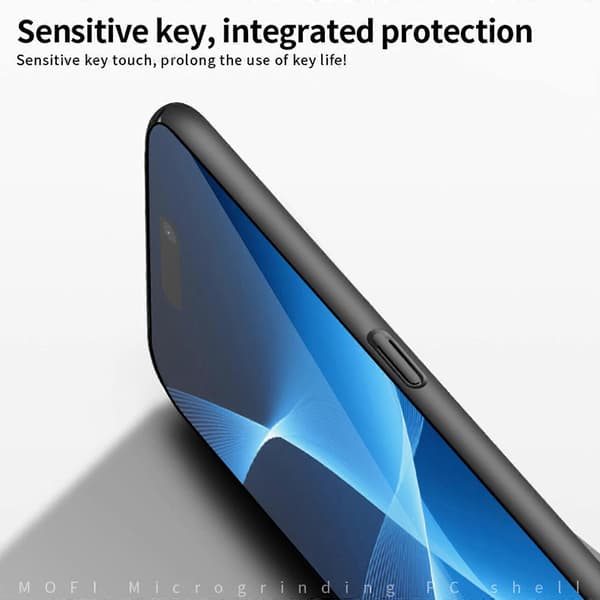 TKdaddy för iPhone 17 Air Mobilskal MOFI Shield Matte Series Ultratunt PC Skyddsfodral Svart