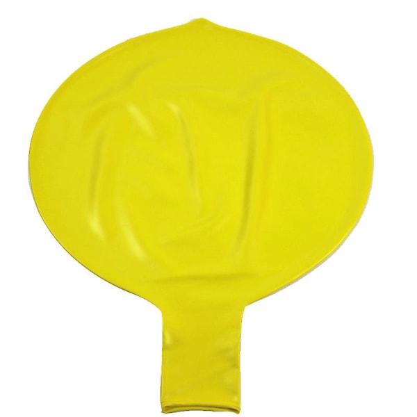72 tums Gaint mänsklig ballong Extra stor och tjock latex rund ballongdekoration för festuppträdande Nytt Yellow