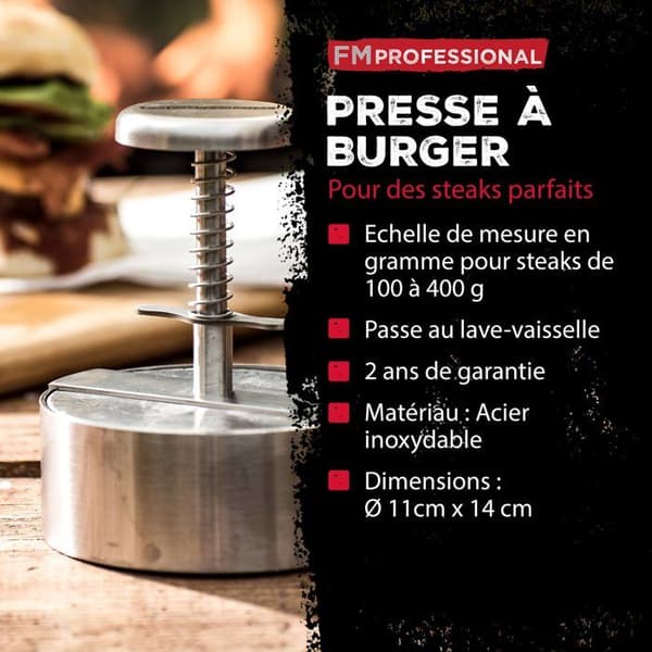 FM Professional hampurilaispuristin