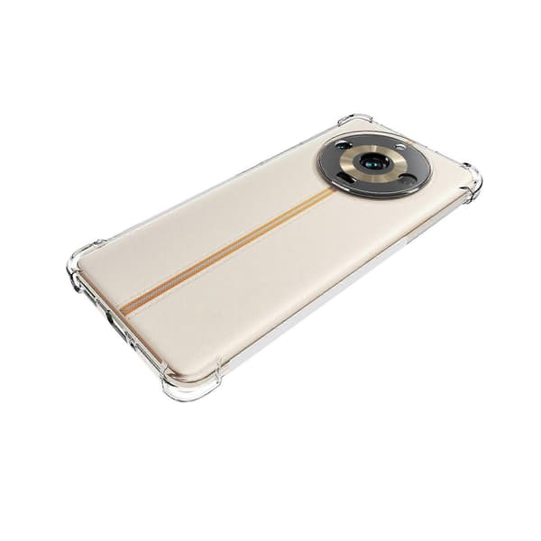 Støtsikkert TPU-telefondeksel for Realme 11 Pro 5G Transparent