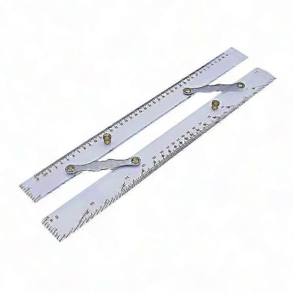 450 mm Marine Parallel Ruler for GPS-plotting og nautisk navigasjon - Måleverktøy for båtkart