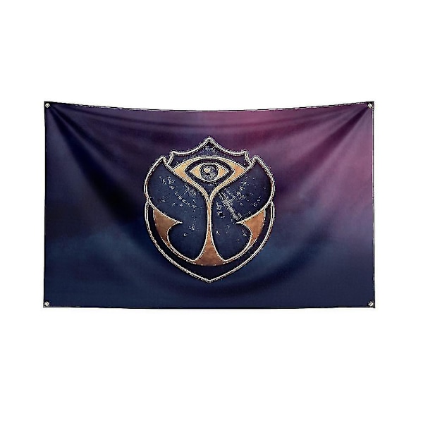 3x5 jalkaa Tomorrowland-lippu polyesteri Movement Music Festival -banneri J0245 90 x 150cm