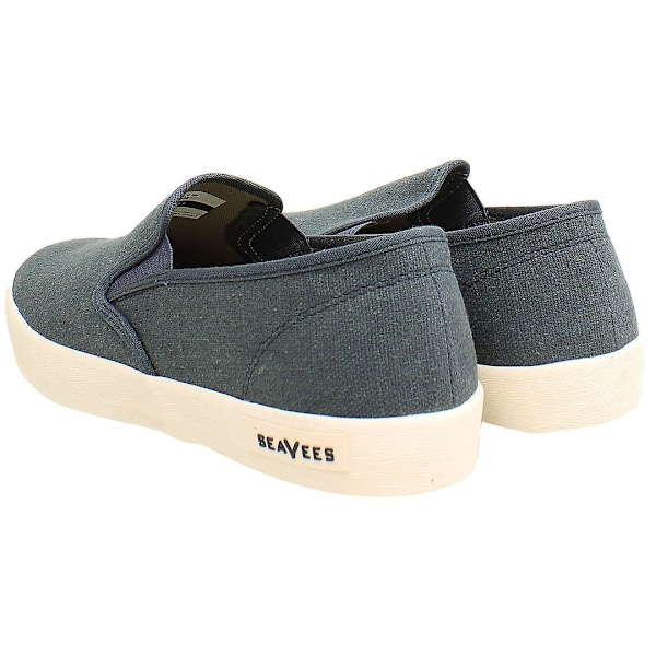 Seavees Baja Standard Slip-On Blå Canvas Herr Plimsolls S-10046 Blue UK 7 EU 41 US 8