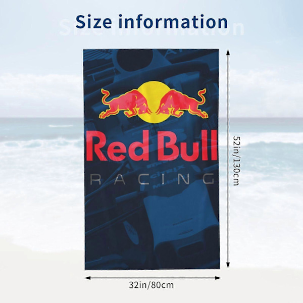 Red Bull-3 Kylpypyyhe Unisex Pyyhkeet Muoti Pyyhe Superhieno Kuitu Rantapyyhkeet-DW638