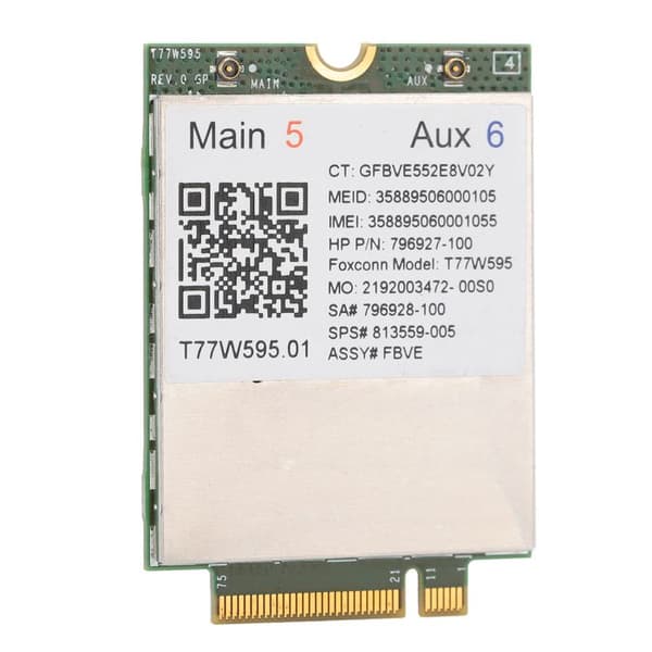 WiFi netværkskort modem modulator-demodulator modul til HP LT 4120 Snapdragon X5 4G LTE WWAN M.2