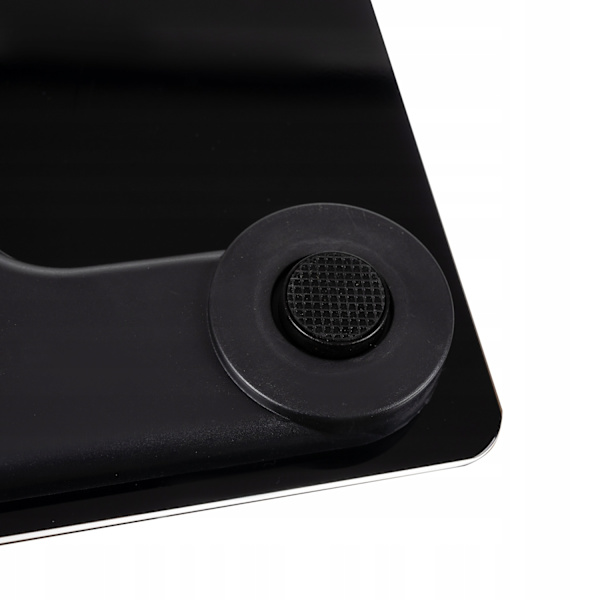 Älykäs kylpyhuonevaa'a Bluetoothilla – punnitsee jopa 180 kg Black Svart