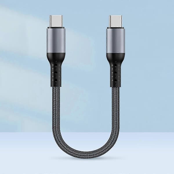 60W USB C til USB C Hurtigladekabel, PD60W 480Mbps Datasynkronisering for Elektronikk
