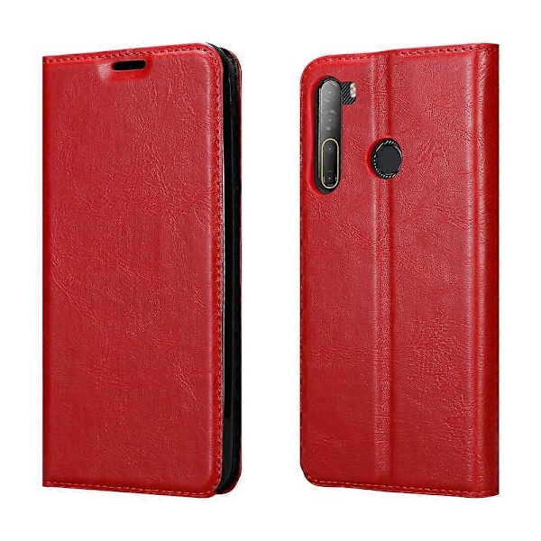 HTC Desire 20 PRO Kotelo - Suojakotelo jalustatoiminnolla ja korttipaikalla APPLE RED Desire 20 PRO