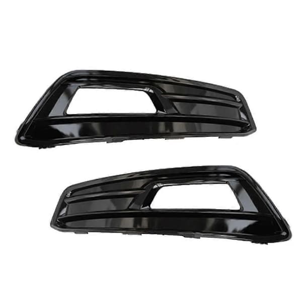 Frontfanger Grill Tåkelys Deksel Trim Tåkelys Frontlykter Ramme for Ford Focus ST 2015-2018 Black