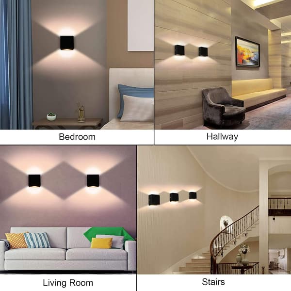 [KK]2-piece LED creative wall lamp LED decorative wall lamp Multifunctional creative wall lamp Simple wall lamp combination wall lamp