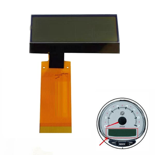2X Dashboardmåler LCD-skærm 8M0079894 til Mercury Smartcraft SC1000 1999-2018 Hastighed Tach Multifunktion