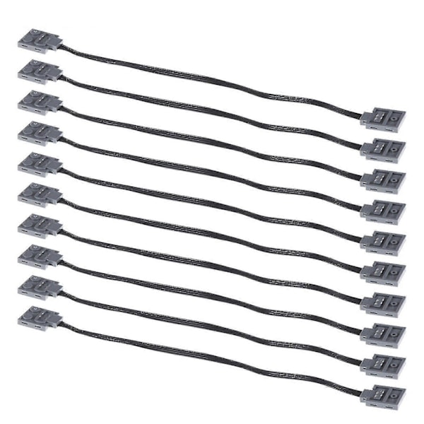 10 stk. Power Functions Motor Forlængerkabel Ledning 19,5\" / 50 cm Til Le.g.oed 8.886 Fk Fk