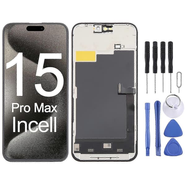 2025 För iPhone 15 Pro Max HD Incell LCD-skärm