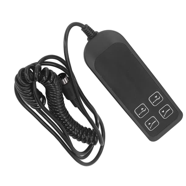 [KK]Black Electric Recliner Switch Compatible with Armchair 4-Button 5-Pin Easy Operation Sofa Controller Compatible with Home Office