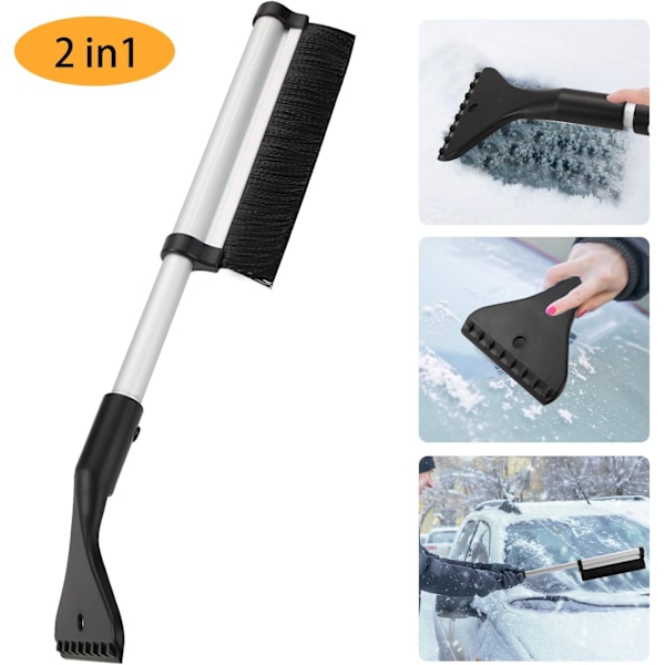 Snow brush, 2 in 1 ice scraper Snow brush Snow brush for car