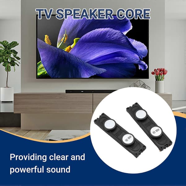 2 stk. til TV-højttalere 6 Ohm 10W til 8520 Black
