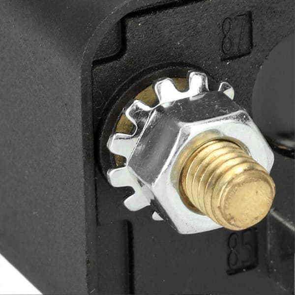 24V 200A Bilstartrelä Högström Normalt Öppet Mässingsspole Fordonsstartrelä 4-stift