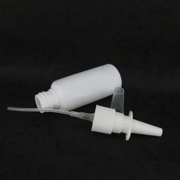 60 stk 10 ml sprayflaske påfyllbar plast tåke nesespray J2