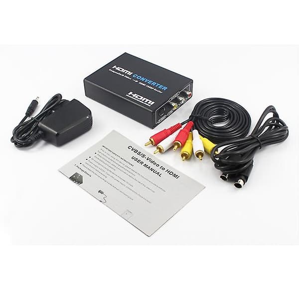 AV- og S-video til HDMI-konverter