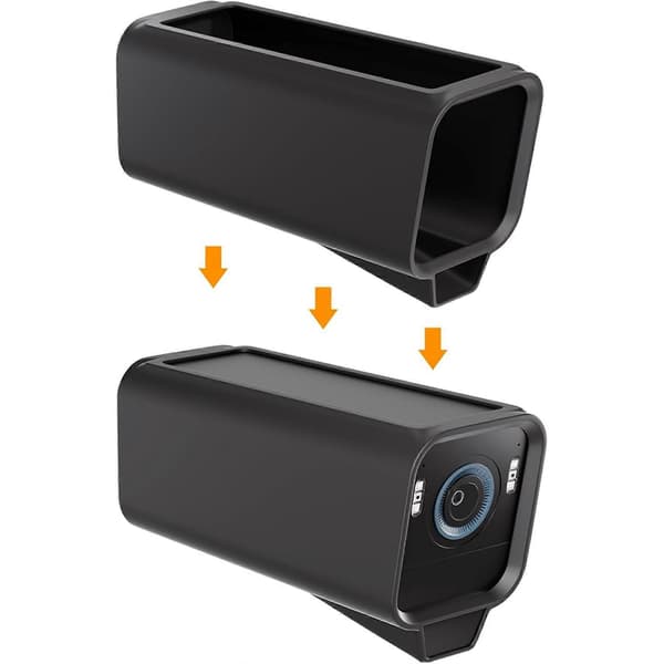 For Eufy S3 Pro kameradeksel, vanntett silikondeksel for Eufy sikkerhetskamera (4-svart) Black