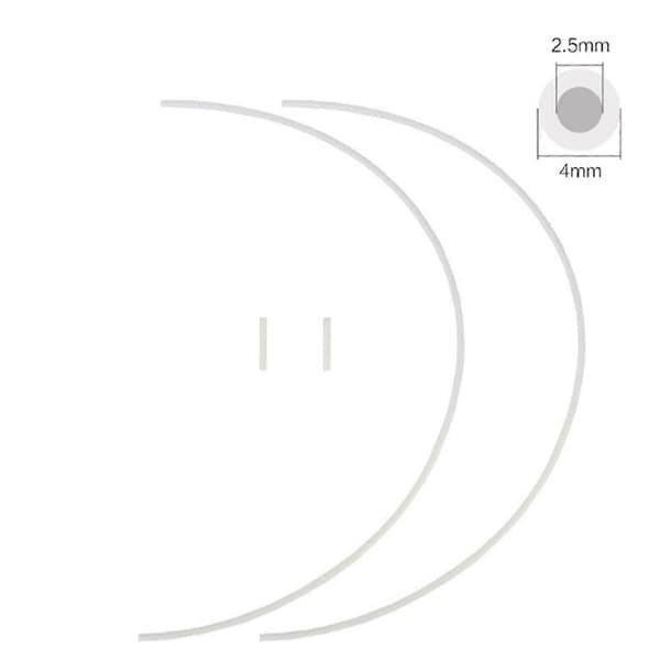 PTFE Adapter Materialrør til 3D-printerdel til X1/P1 X1C P1S P1P White