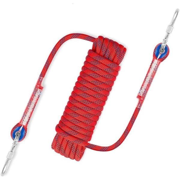 Klätterrep - Ospecificerat - 10 mm - Polyester - 10 m - Rött