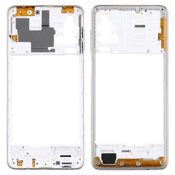 Til Samsung Galaxy M51 M515 OEM Bagside Ramme Udskiftning - Sort Multicolor White