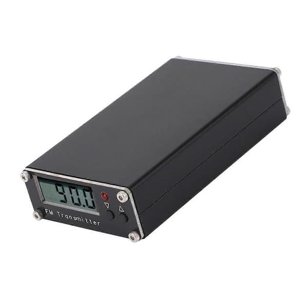 FM Broadcast Transmitter Lang Rækkevidde 76-108MHz FM Broadcast Black