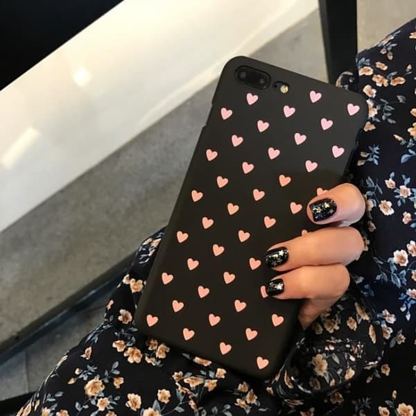 Stötsäkert silikonfodral för iPhone 6/6s Plus Svart