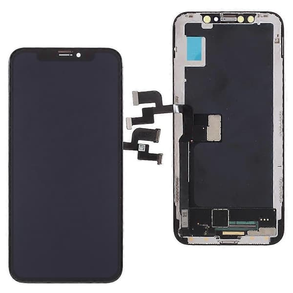 Til iPhone X LCD-skærm og Digitizer-samlingsdel (TFT-udførelse, uden logo)