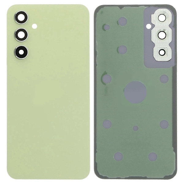 For Samsung Galaxy A54 5G A546 Batterideksel med Kameralinsedeksel (Uten Logo)- Multicolor Green