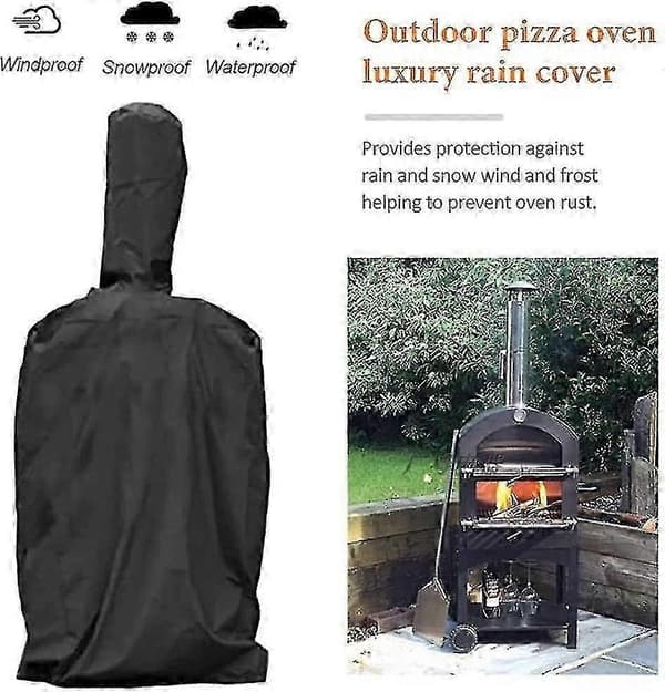 Raskas vedenpitävä pizzauunin suojus ulkoretkeilyyn