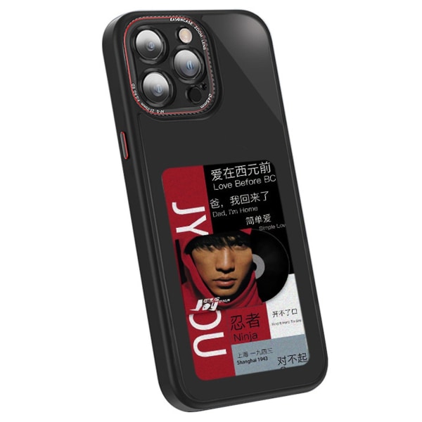 E Ink phone case för iPhone 13 Pro Skräddarsytt mönster Dual Screen Display Cover