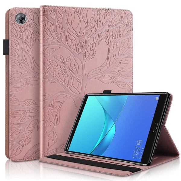 För Huawei Mediapad M5 10,8 tums case Rose Gold