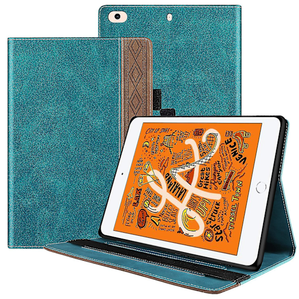 Business Style PU Læder Etui til iPad Mini 1/2/3/4/5, Auto Sleep/Wake Funktion, Fuld Beskyttelse Folio Etui