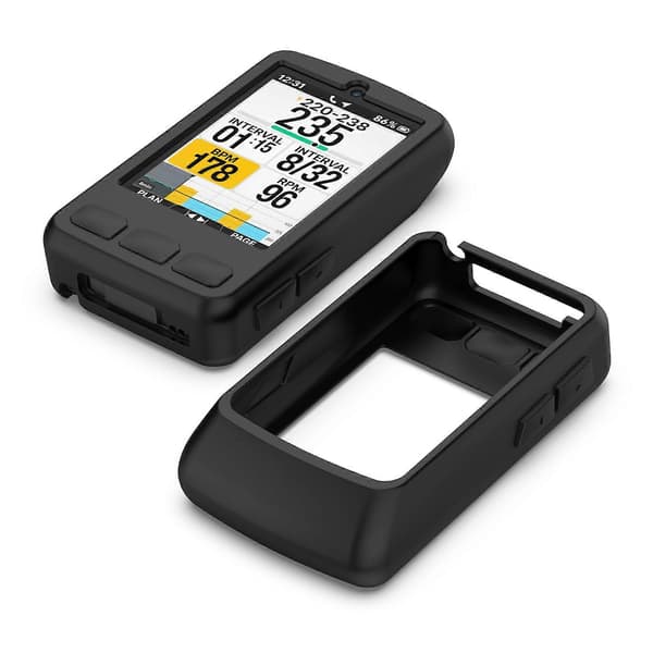TKdaddy til Wahoo ELEMNT ROAM V3 / ROAM3 (WF156) Cykelcomputer Beskyttelsesetui Stopur Silikonecover Sort