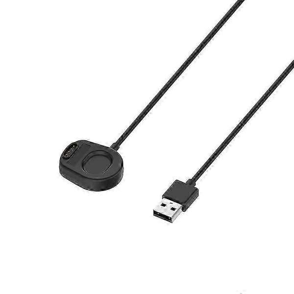 Til Suunto 7 USB magnetisk opladerkabel med datafunktion og chipbeskyttelse, længde: 1m Black