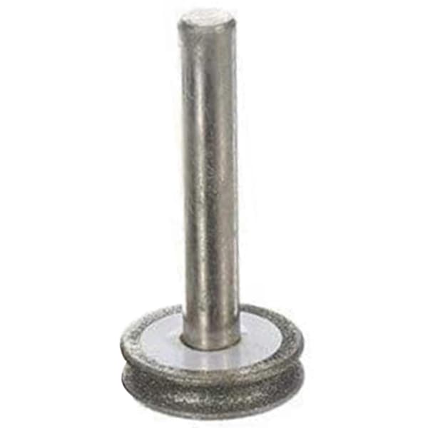 Diamantslibeskive til glasfly lige kantfas 6 mm skaft (2 mm)