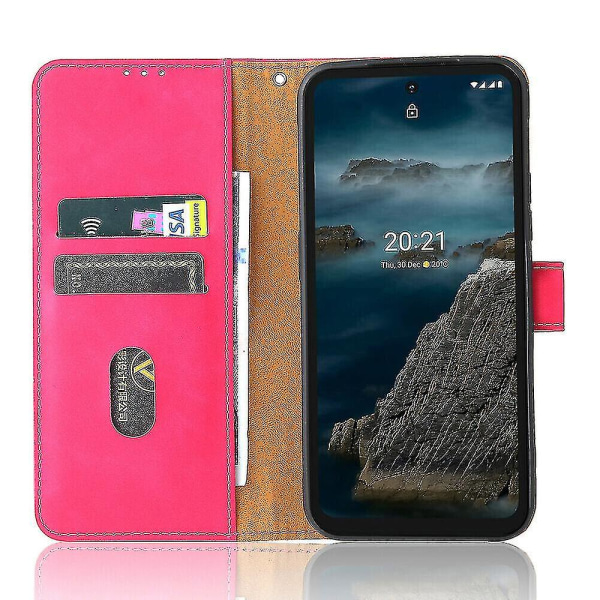 Kompatibel med Nokia Xr20 case, cover Kickstand Funktion Case för Nokia Xr20 cover Pink