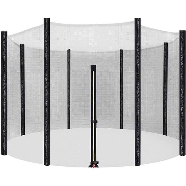 183 cm trampolinsikkerhedsnet - Rivefast erstatning til 6-stangs model, UV-bestandig.
