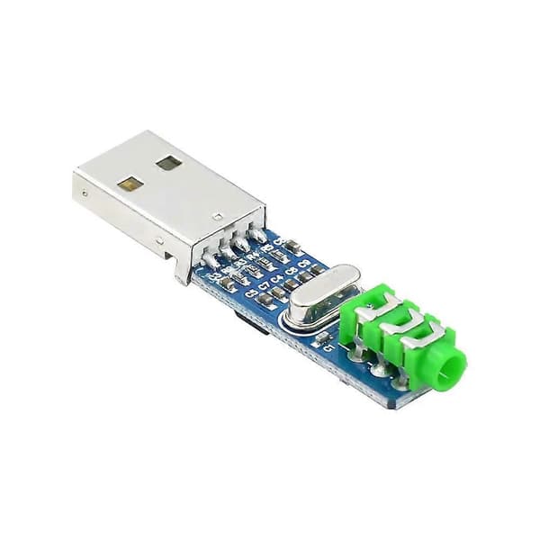 5V Mini PCM2704 USB DAC HIFI USB-ljudkort USB-driven DAC-avkodarkortsmodul för Arduino Pi 16 bitar