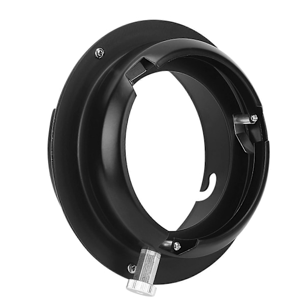 Adapterring i legering, konverterare för Elinchrom-fäste till Bowens-fäste för blixtljus Softbox